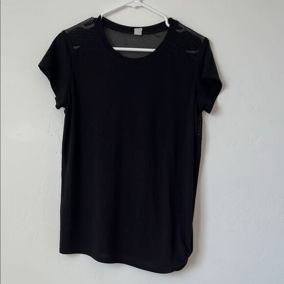 Old‎ Navy Active Go-Dry Mesh Back T-Shirt Black Size Medium - Picture 1 of 3